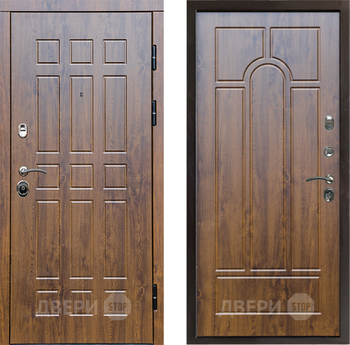 Входная металлическая Дверь Престиж Стандарт Арка Дуб в Электростали