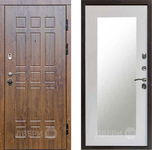 Дверь Престиж Стандарт Зеркло Пастораль Лиственница белая в Электростали