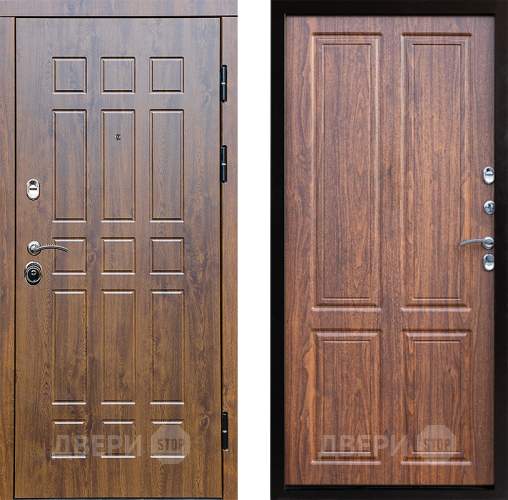 Входная металлическая Дверь Престиж Стандарт Премиум Орех светлый в Электростали