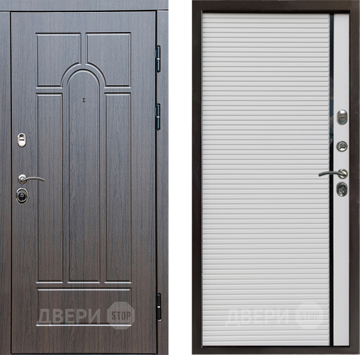 Входная металлическая Дверь Престиж Арка Porte Белый в Электростали