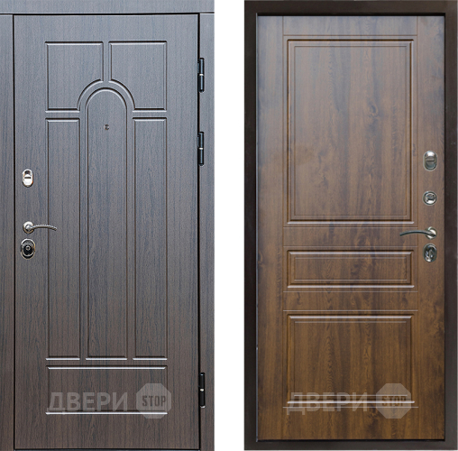 Входная металлическая Дверь Престиж Арка Классика Дуб в Электростали