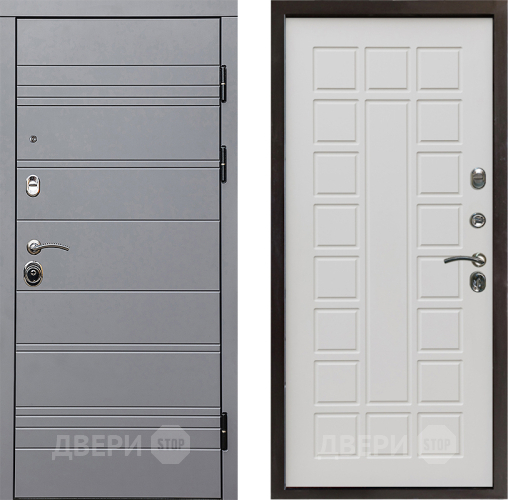 Входная металлическая Дверь Престиж Линия Грэй Престиж Бежевый мат в Электростали