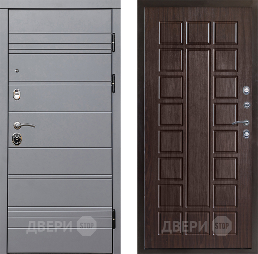 Входная металлическая Дверь Престиж Линия Грэй Престиж Венге в Электростали