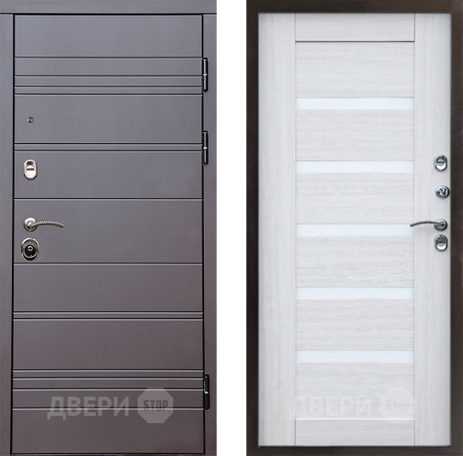 Дверь Престиж Линия Браун Царга Лиственница белая в Электростали