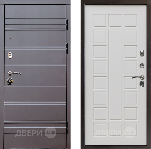 Входная металлическая Дверь Престиж Линия Браун Престиж Бежевый мат в Электростали