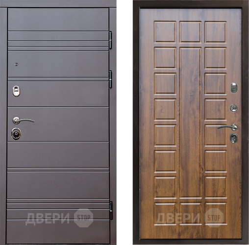 Входная металлическая Дверь Престиж Линия Браун Престиж Дуб в Электростали