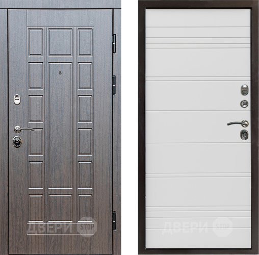 Входная металлическая Дверь Престиж Престиж Line Белый в Электростали