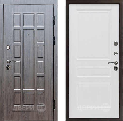 Входная металлическая Дверь Престиж Престиж Классика Белое дерево в Электростали