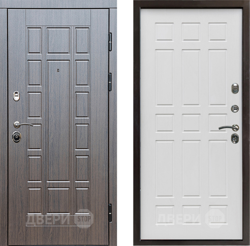 Входная металлическая Дверь Престиж Престиж Спарта Белое дерево в Электростали