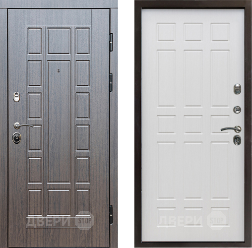 Входная металлическая Дверь Престиж Престиж Спарта Лиственница белая в Электростали