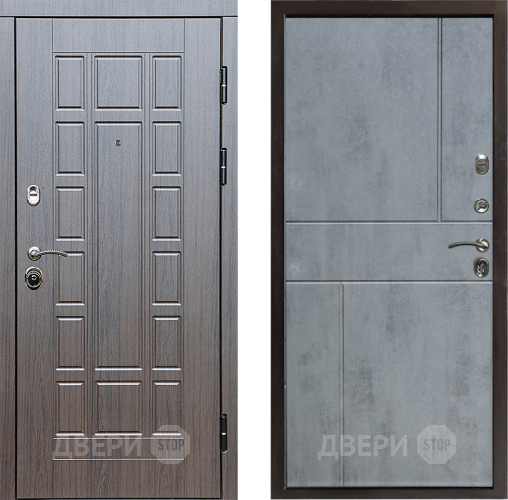 Входная металлическая Дверь Престиж Престиж Горизонт Бетон темный в Электростали