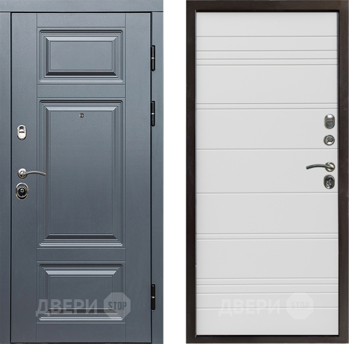 Входная металлическая Дверь Престиж Премиум Line Белый в Электростали