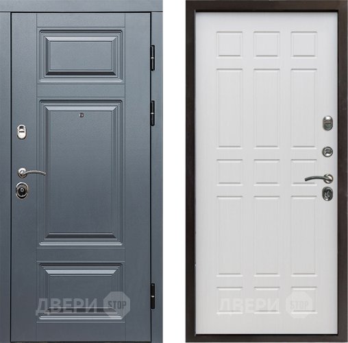 Входная металлическая Дверь Престиж Премиум Спарта Лиственница белая в Электростали
