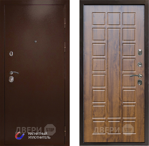 Входная металлическая Дверь Престиж Медь Престиж Дуб в Электростали