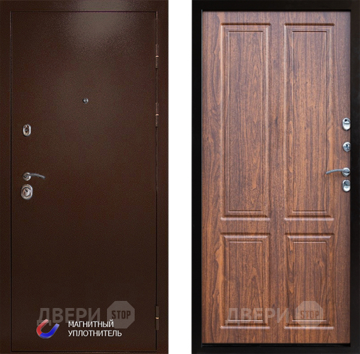 Входная металлическая Дверь Престиж Медь Премиум Орех светлый в Электростали