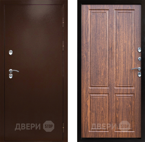 Дверь Престиж TERMO с терморазрывом Снегирь Медь Премиум Орех светлый в Электростали
