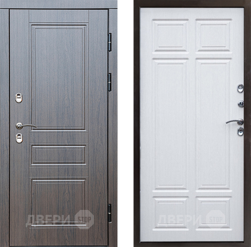 Входная металлическая Дверь Престиж TERMO с терморазрывом Классика Премиум Лиственница белая в Электростали
