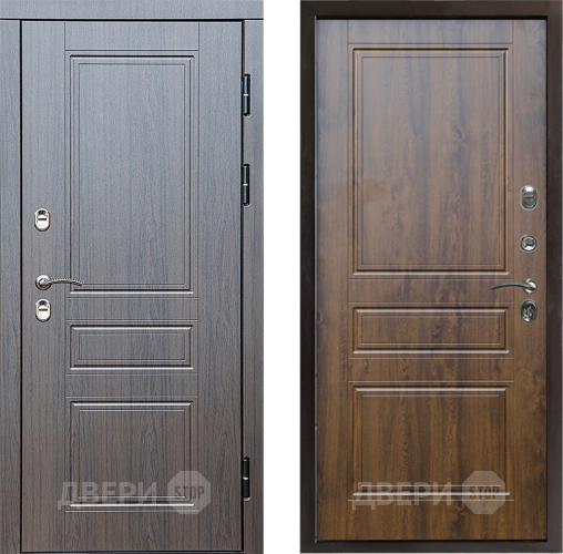 Входная металлическая Дверь Престиж TERMO с терморазрывом Классика Классика Дуб в Электростали