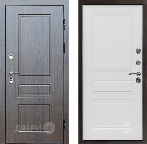 Входная металлическая Дверь Престиж TERMO с терморазрывом Классика Классика Лиственница белая в Электростали