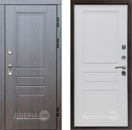 Входная металлическая Дверь Престиж TERMO с терморазрывом Классика Классика Белый матовый в Электростали