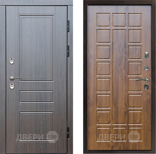 Входная металлическая Дверь Престиж TERMO с терморазрывом Классика Престиж Дуб в Электростали