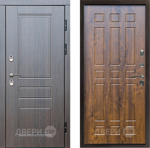 Входная металлическая Дверь Престиж TERMO с терморазрывом Классика Спарта Дуб в Электростали