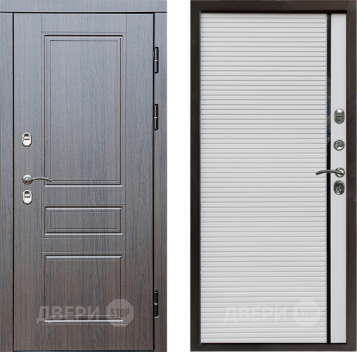 Входная металлическая Дверь Престиж TERMO с терморазрывом Классика Porte Белый в Электростали