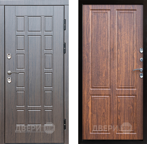 Входная металлическая Дверь Престиж TERMO с терморазрывом Престиж Премиум Орех светлый в Электростали