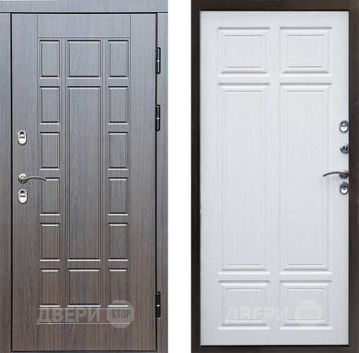Входная металлическая Дверь Престиж TERMO с терморазрывом Престиж Премиум Лиственница белая в Электростали