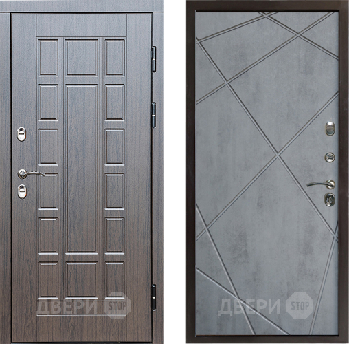 Дверь Престиж TERMO с терморазрывом Престиж Лучи Бетон темный в Электростали