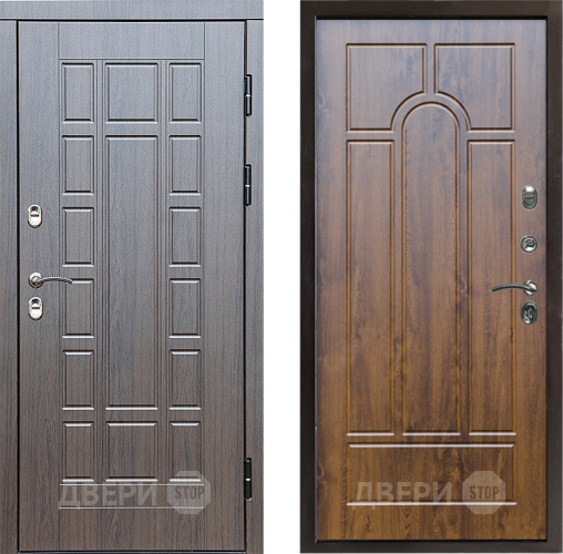 Входная металлическая Дверь Престиж TERMO с терморазрывом Престиж Арка Дуб в Электростали