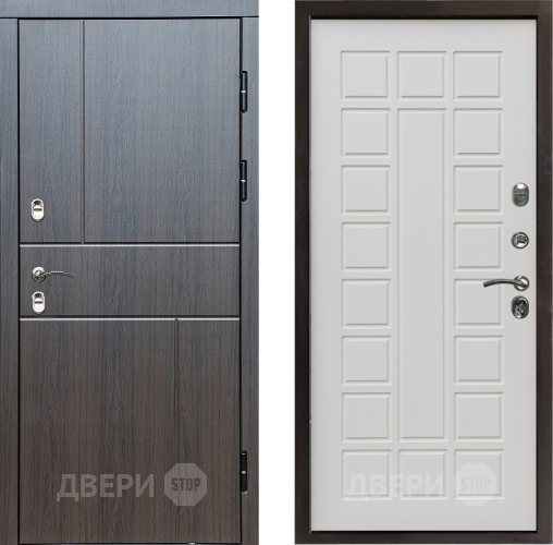 Входная металлическая Дверь Престиж TERMO с терморазрывом Горизонт Венге Престиж Бежевый мат в Электростали