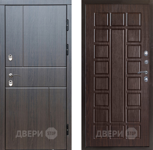 Входная металлическая Дверь Престиж TERMO с терморазрывом Горизонт Венге Престиж Венге в Электростали