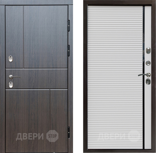 Входная металлическая Дверь Престиж TERMO с терморазрывом Горизонт Венге Porte Белый в Электростали