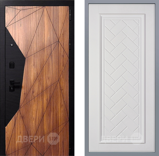 Дверь Заводские двери Морра Упра Белый софт в Электростали