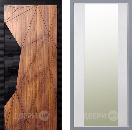 Дверь Заводские двери Морра Зеркало Макси Белый шелк в Электростали