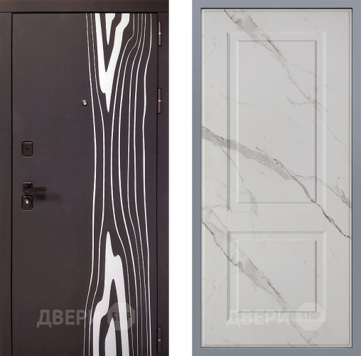 Дверь Заводские двери Леванте Доррен Мрамор белый в Электростали