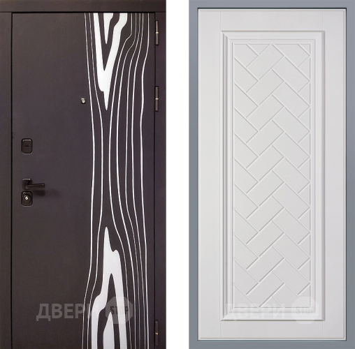 Дверь Заводские двери Леванте Упра Белый софт в Электростали