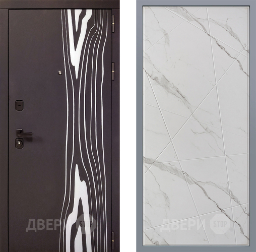 Дверь Заводские двери Леванте Флитта Мрамор белый в Электростали