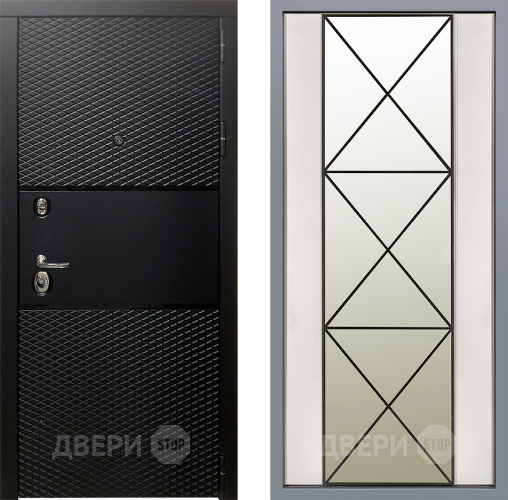 Дверь Заводские двери Тефлон Зеркало Перфекто Структурное дерево в Электростали