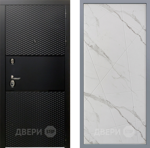 Дверь Заводские двери Тефлон Флитта Мрамор белый в Электростали
