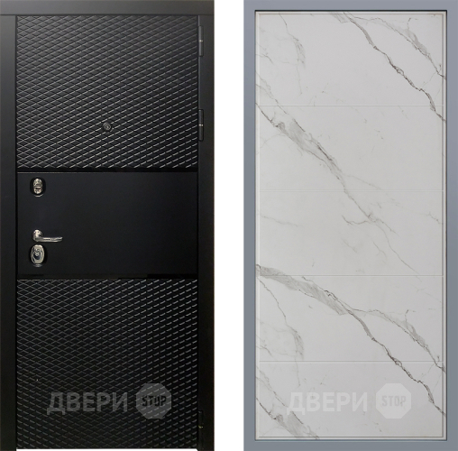 Дверь Заводские двери Тефлон Тривия Мрамор белый в Электростали