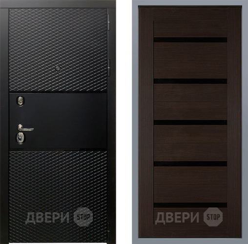 Дверь Заводские двери Тефлон СБ-1 орех тисненый в Электростали