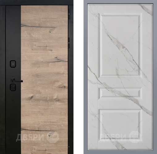 Дверь Заводские двери Ларте Стокгольм Мрамор белый в Электростали