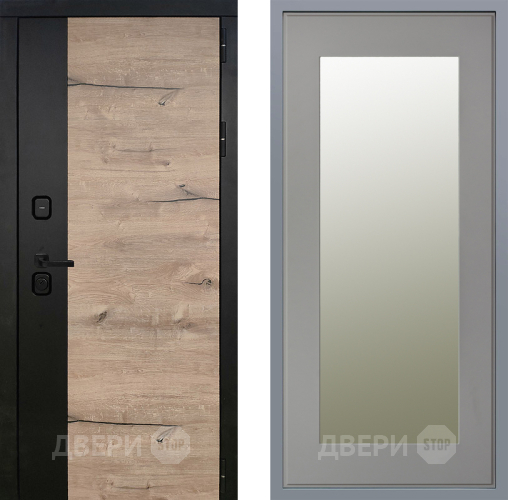 Дверь Заводские двери Ларте Зеркало Модерн Грей софт в Электростали