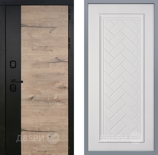 Дверь Заводские двери Ларте Упра Белый софт в Электростали