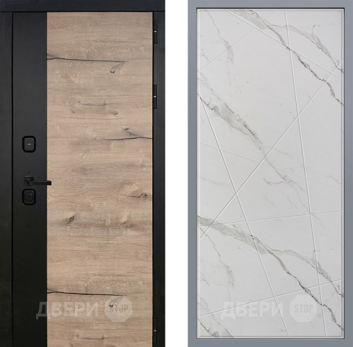 Дверь Заводские двери Ларте Флитта Мрамор белый в Электростали