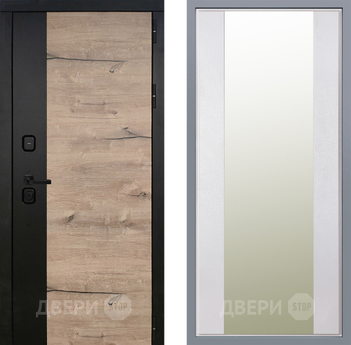 Дверь Заводские двери Ларте Зеркало Макси Белый шелк в Электростали