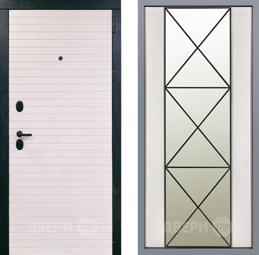 Дверь Заводские двери Сохо Зеркало Перфекто Структурное дерево в Электростали