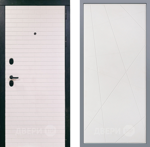 Дверь Заводские двери Сохо Флитта Белый софт в Электростали